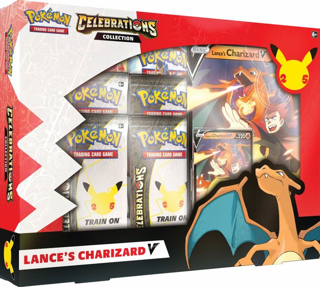 Pokemon TCG: Celebrations - Lance's Charizard V Collection Box