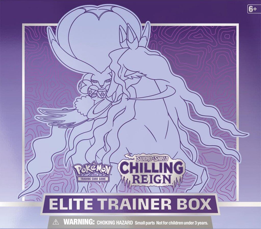 Pokemon TCG: Sword and Shield - Chilling Reign Elite Trainer Box (Shadow)