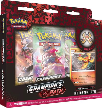 Pokemon: Sword and Shield - Champion&amp;#x27;s Path Motostoke Gym Pin Collection Box