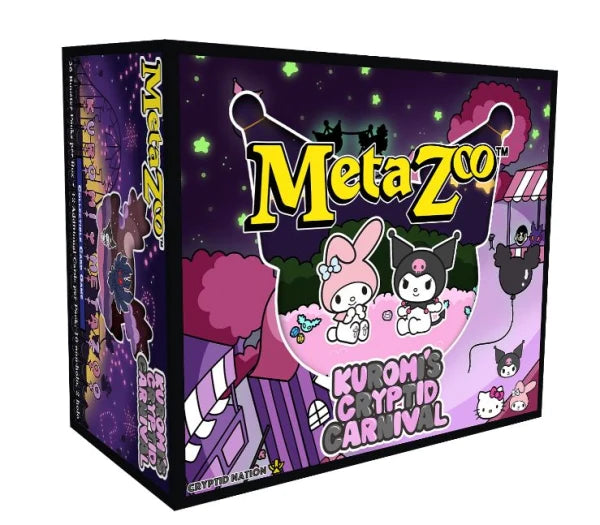 MetaZoo x Hello Kitty Trading Card Game Kuromi's Cryptid Carnival Booster Box