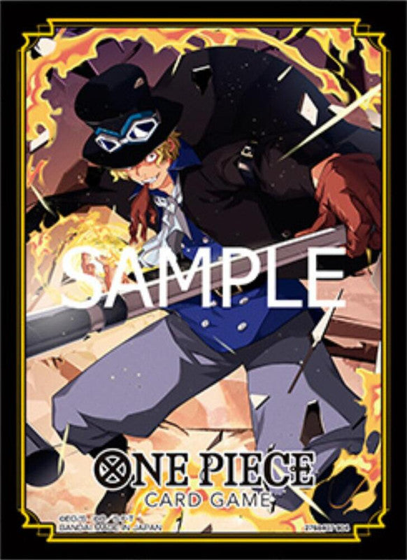 One Piece Card Game Official Sleeves: TCG+ Store Edition Vol.2 - Sabo (70-Pack) - Bandai Card Sleeves