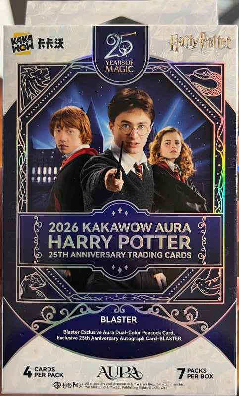 2026 Kakawow Aura Harry Potter 25th Anniversary Blaster