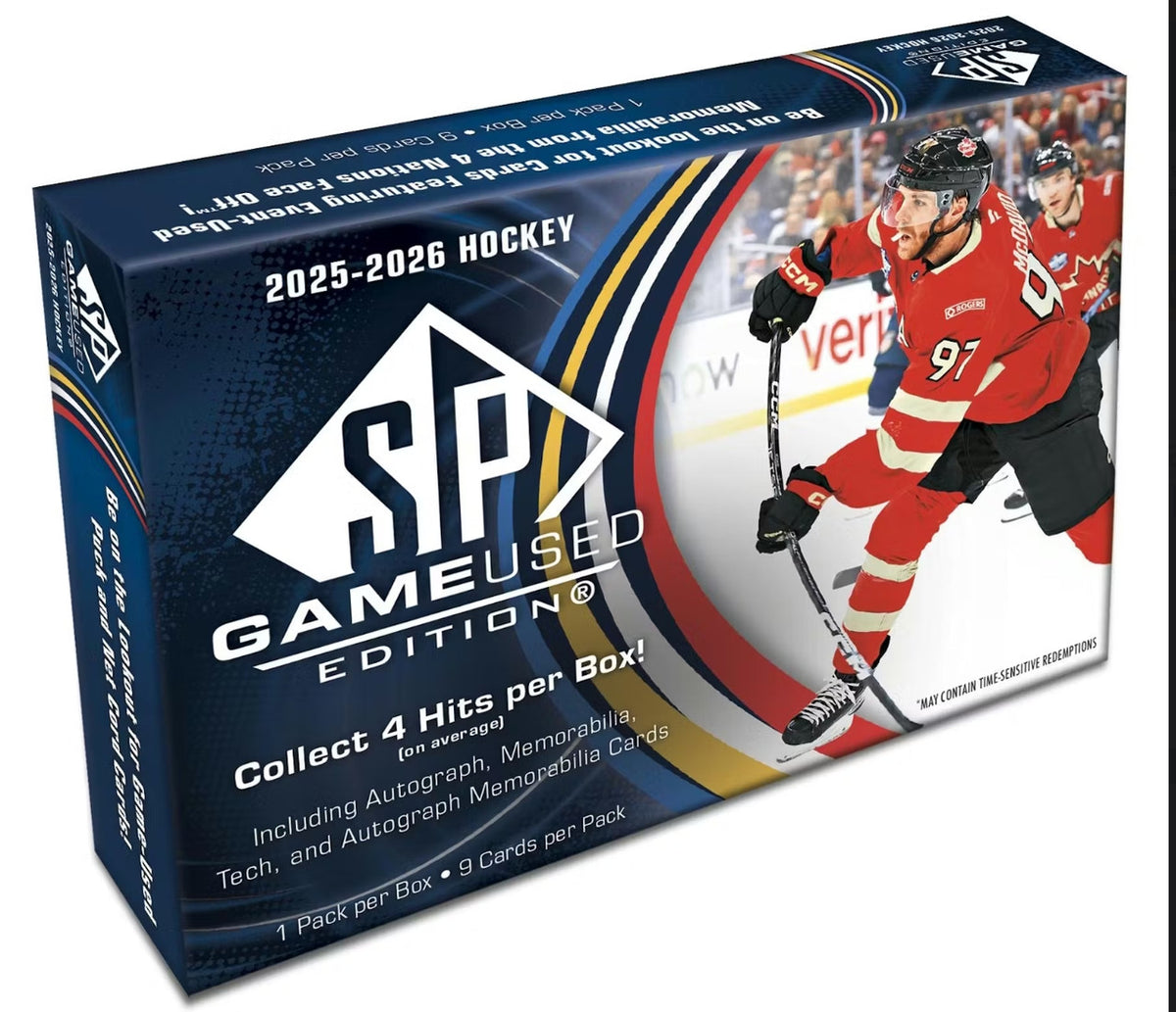 2025/26 Upper Deck SP Game Used Hockey Hobby Box