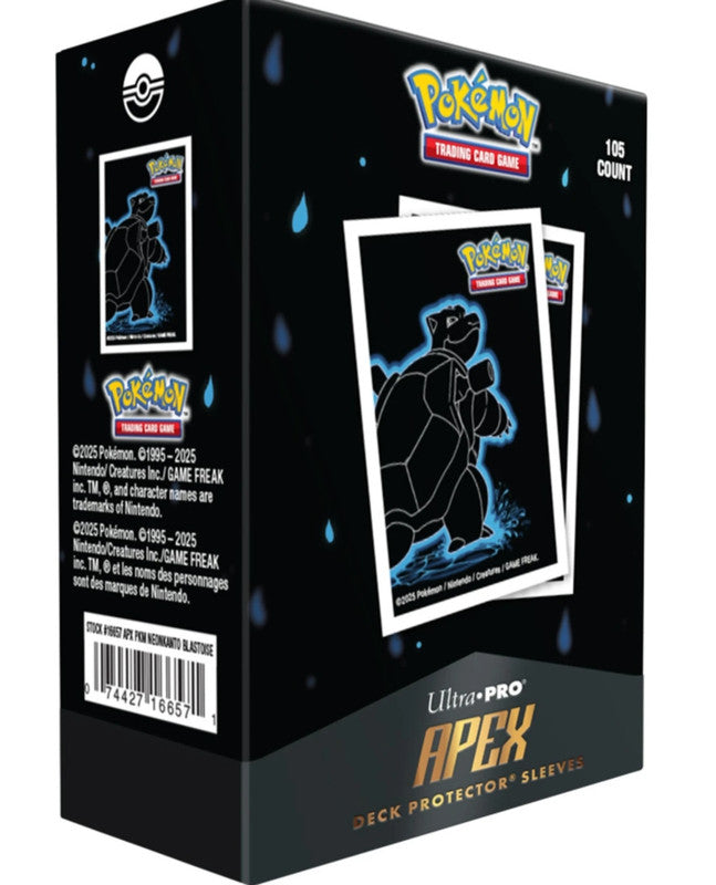 Ultra Pro: Apex Sleeves - Neon Kanto Blastoise