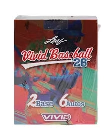 2026 Leaf Vivid Baseball Hobby Box