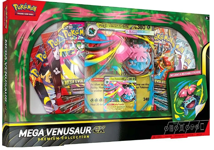 Pokemon TCG: Mega Evolution - Mega Venusaur EX Premium Collection Box