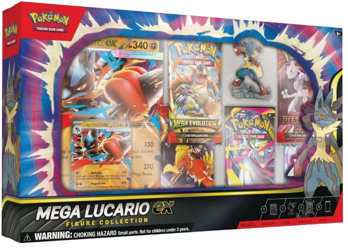 Pokemon TCG: Mega Evolution - Mega Lucario EX Figure Collection Box