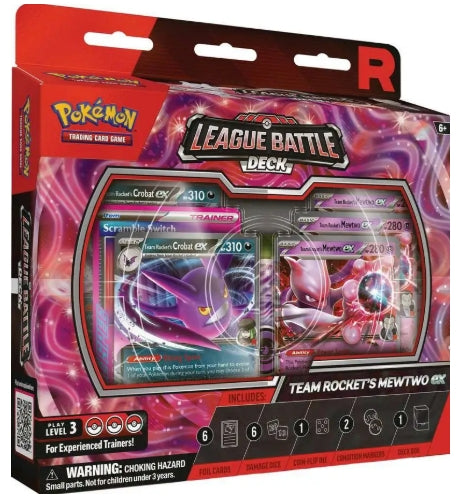 Pokemon TCG: Scarlet and Violet - Team Rockets Mewtwo EX League Battle Deck