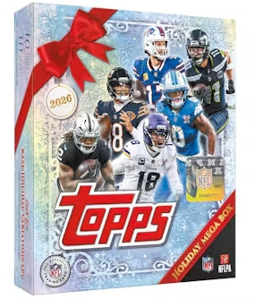 2026 Topps Holiday Football Mega Box (PRE-ORDER)