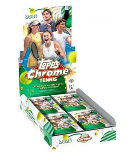 2026 Topps Chrome Tennis Hobby Box (PRE-ORDER)