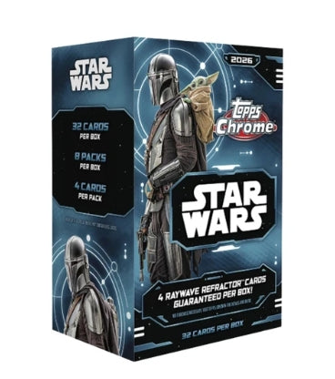 2026 Topps Star Wars Chrome Blaster Box (PRE-ORDER)