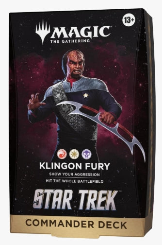 Magic The Gathering: Star Trek Commander Deck (Klingon Fury) (PRE-ORDER)