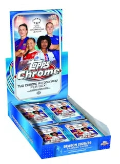 2025/26 Topps Chrome Women's UEFA Champions League Soccer Hobby Box