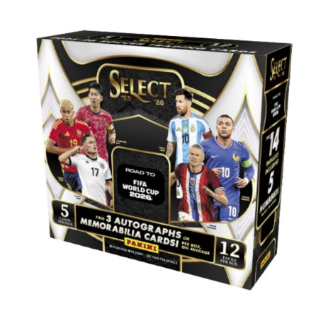 2025/26 Panini Select Road to FIFA World Cup Soccer Hobby Box (SALE)