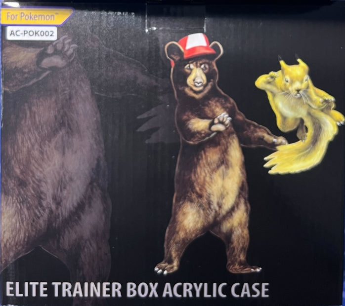 Bearish Acrylic Case Pokemon ETB
