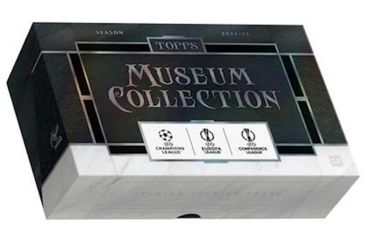 2024/25 Topps UEFA Club Competitions Museum Collection Soccer Hat-Trick Box