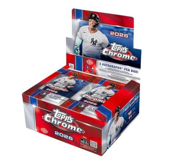 2026 Topps Chrome Baseball Hobby Jumbo Box  (SALE)