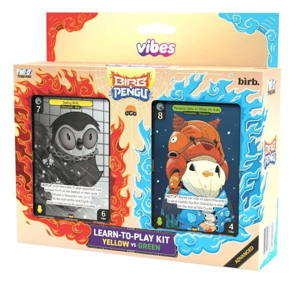 Vibes TCG: Birb and Pengu Starter Kit (Green VS Yellow)