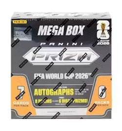 2026 Panini Prizm FIFA World Cup Soccer Mega Box