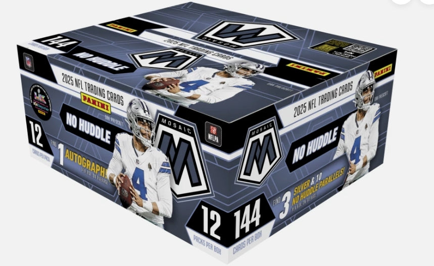 2025 Panini Mosaic No Huddle Football Box