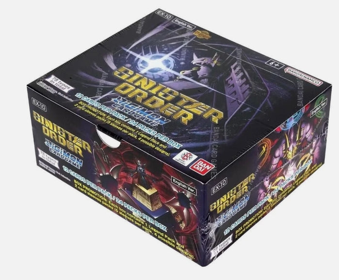 Digimon TCG: Sinister Order Booster Box (EX10)
