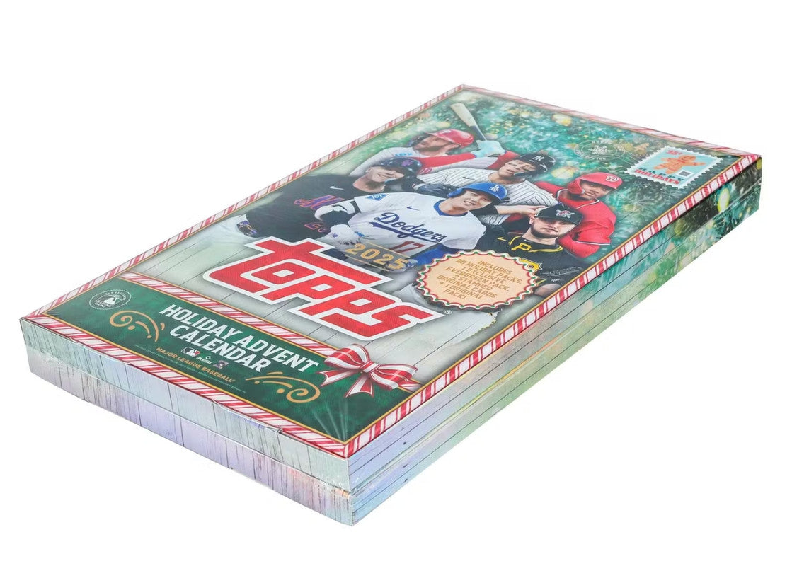 2025 Topps Holiday Baseball Advent Calendar Box