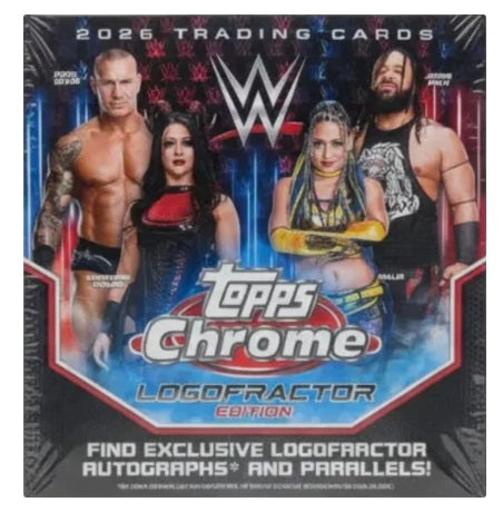 2026 Topps Chrome WWE Wrestling Logofractor Edition Box