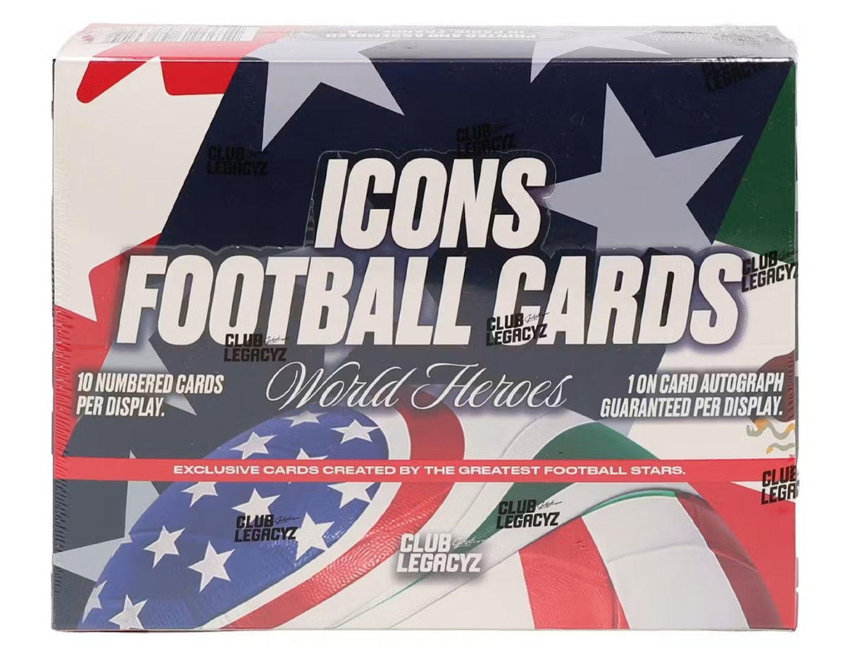 2026 Club Legacyz Icons World Heroes Soccer Fourth Edition Hobby Box