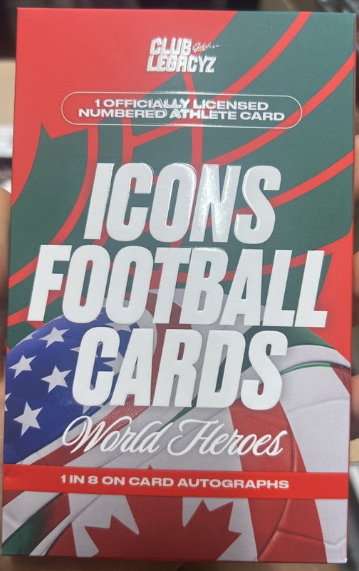2026 Club Legacyz Icons World Heroes Soccer Fourth Edition Hobby Mini