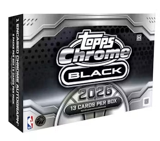 2025/26 Topps Chrome Black Basketball Hobby Box