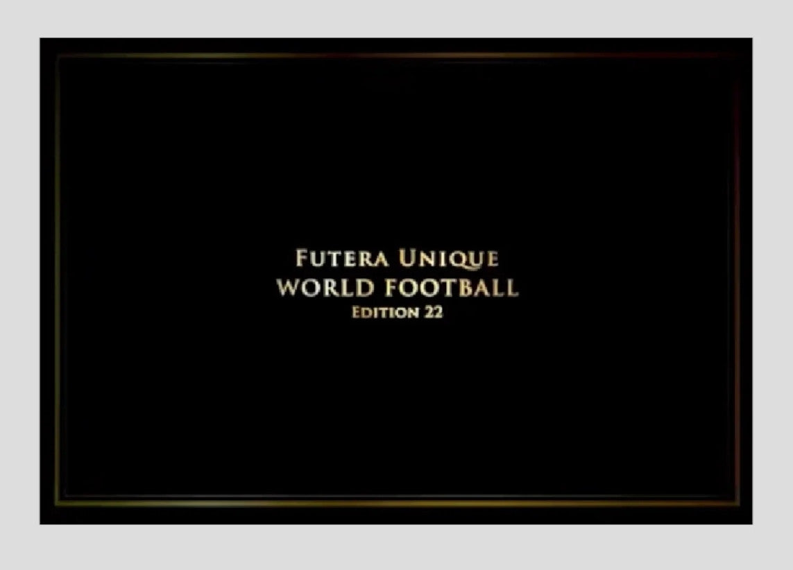 2026 Futera World Football Unique Edition 22 Soccer Hobby Box