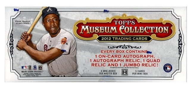 2012 Topps Museum Collection Baseball Hobby Box