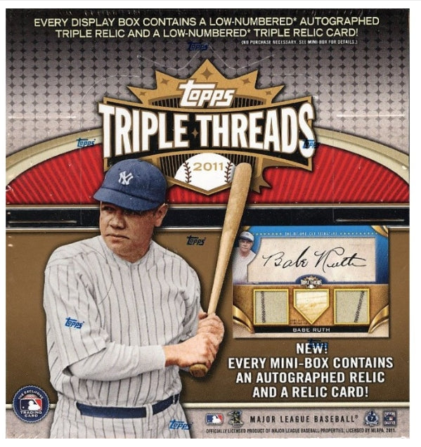 2011 Topps Triple Threads Baseball Hobby Box