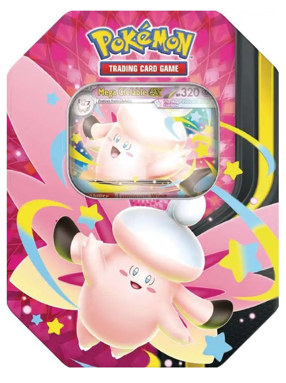 Pokemon TCG: Mega Evolution - Mega Moonlit Tin (Mega Clefable Ex) (SALE)