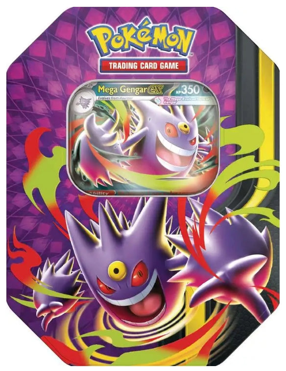 Pokemon TCG: Mega Evolution - Moonlight Tin (Mega Gengar Ex) (PRE-ORDER)