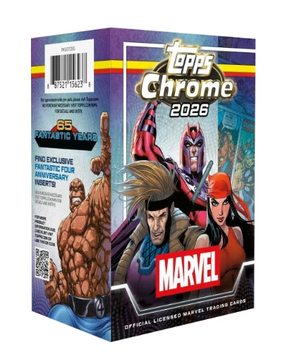 2026 Topps Marvel Comics Chrome Blaster Box