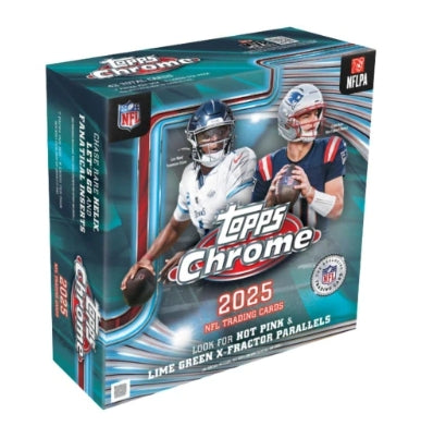 2025 Topps Chrome Football Mega Box