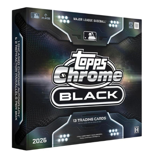 2026 Topps Chrome Black Baseball Hobby Box (SALE)