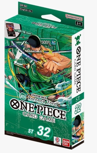 One Piece TCG: Green Roronoa Zoro Starter Deck EX (ST-32)