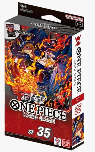 One Piece TCG: Red/Black Sabo Starter Deck EX (ST-35)