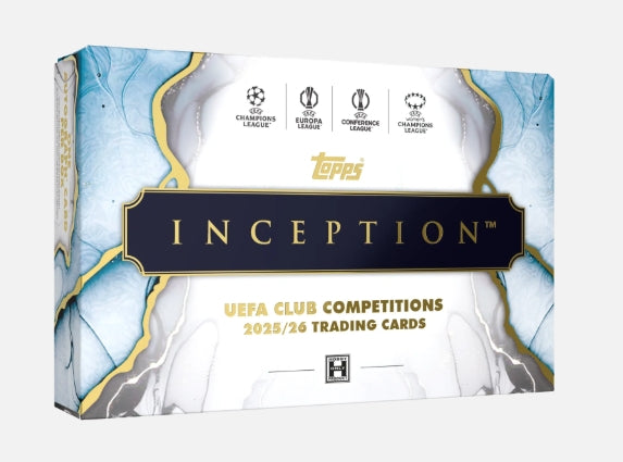 2025/26 Topps Inception UEFA Club Competitions Soccer Hobby Box
