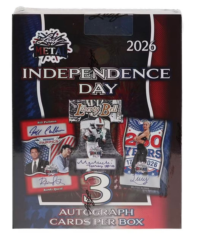 2026 Leaf Metal Independence Day Hobby Box
