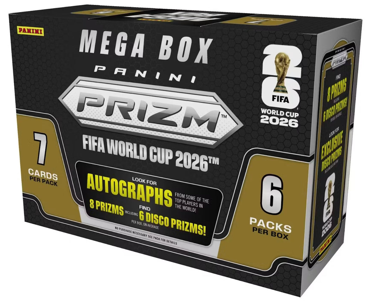 2026 Panini Prizm FIFA World Cup Soccer Mega Hobby Box