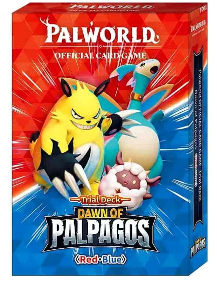 Palworld TCG: Dawn of Palpagos Trial Deck (Red and Blue)