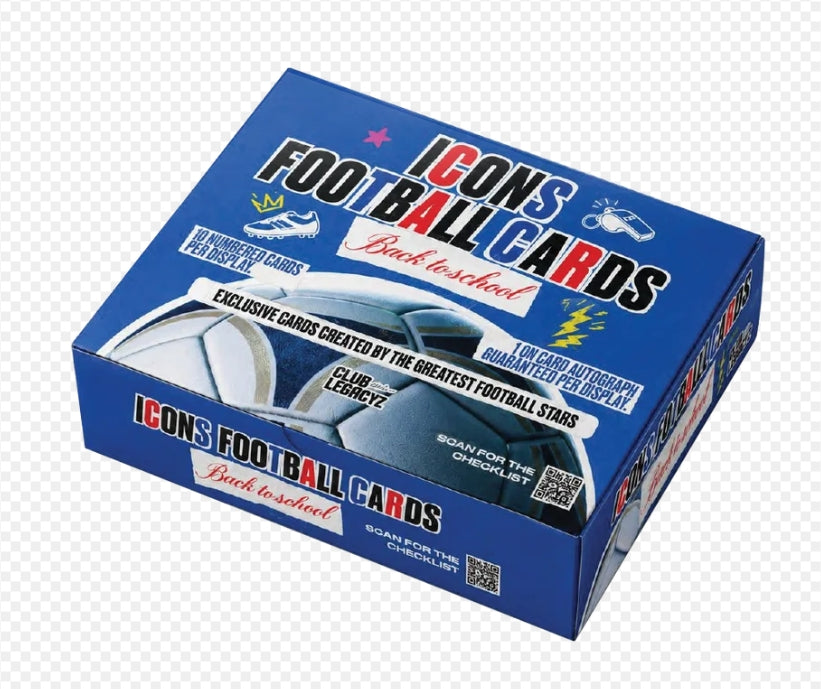2026 Club Legacyz Icons Back to School Fifth Edition Soccer Hobby Box