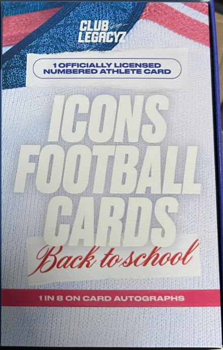 2026 Club Legacyz Icons Back to School Fifth Edition Soccer Mini Box