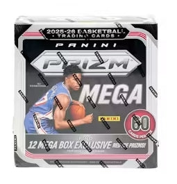 2025/26 Panini Prizm Basketball Mega Box (Red Ice Prizms!)