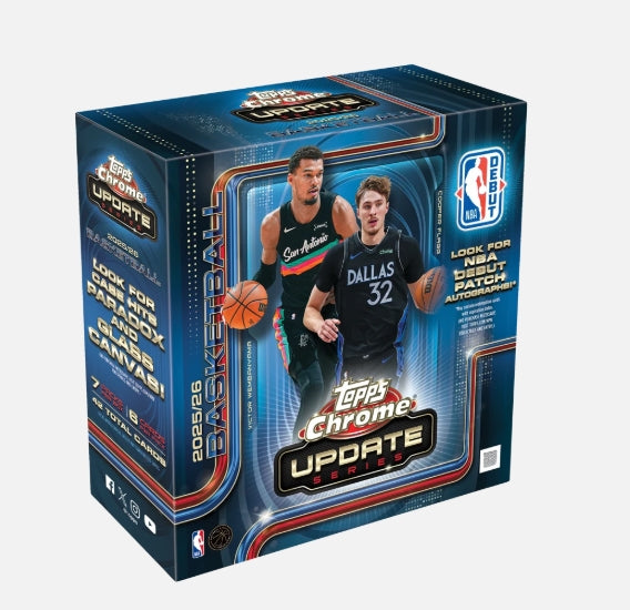 2025/26 Topps Chrome Update Series Basketball Mega Box