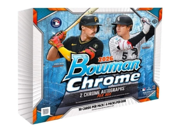2026 Bowman Chrome Baseball Hobby Box (PRE-ORDER)