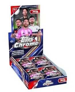 2026 Topps Chrome MLS Soccer Hobby Box (PRE-ORDER)